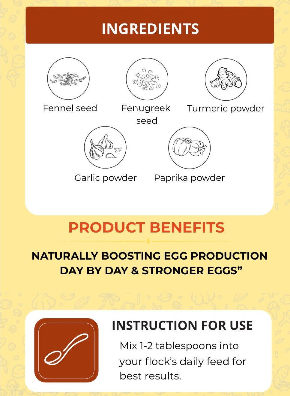 Egg Production Booster