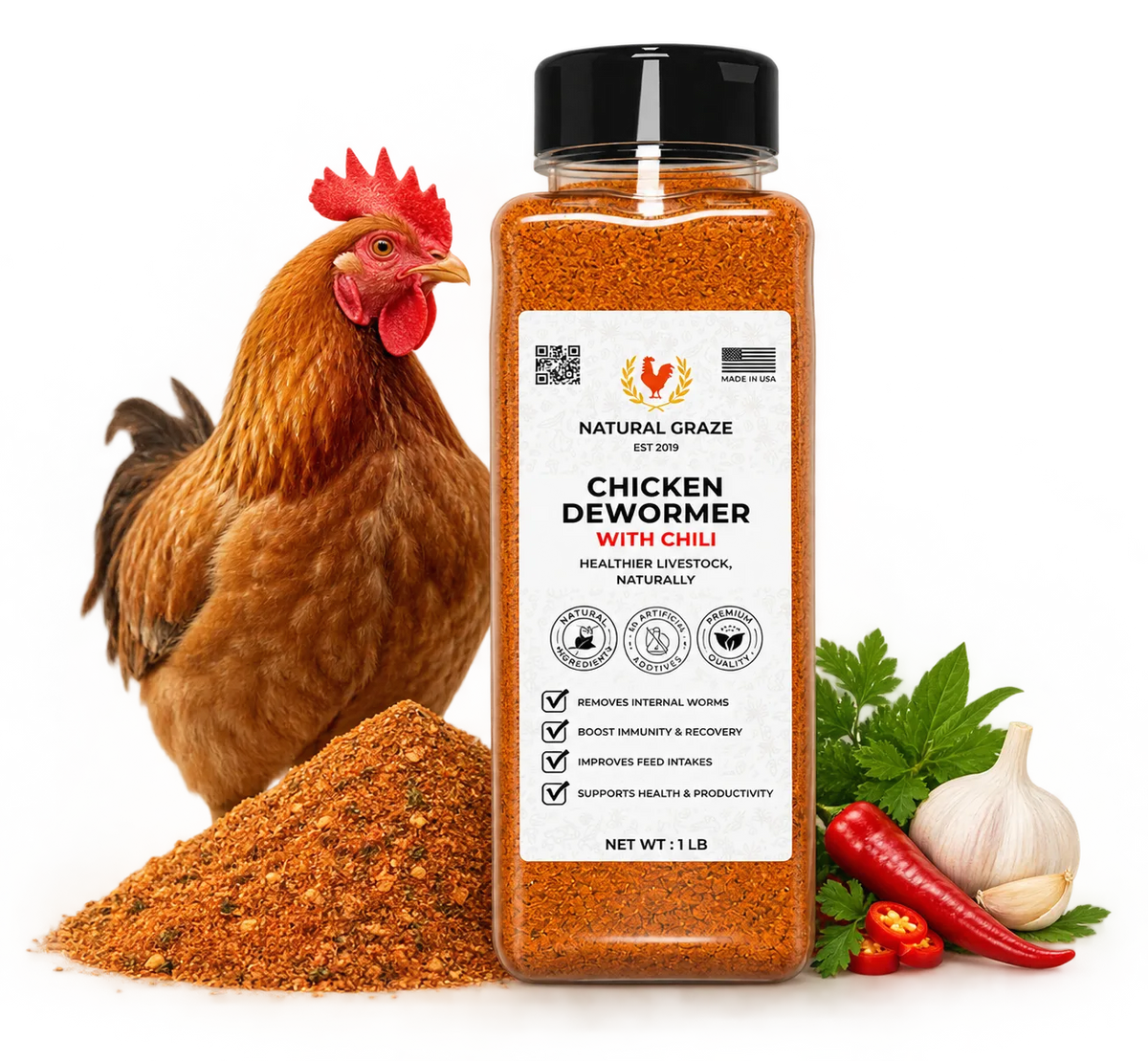 Natural Graze flock formula pouch